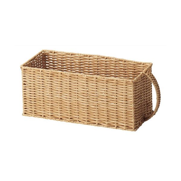 [5セット] ちどり産業 ナチュラルスタイルバスケット NA ナチュラル 59-29NAX5