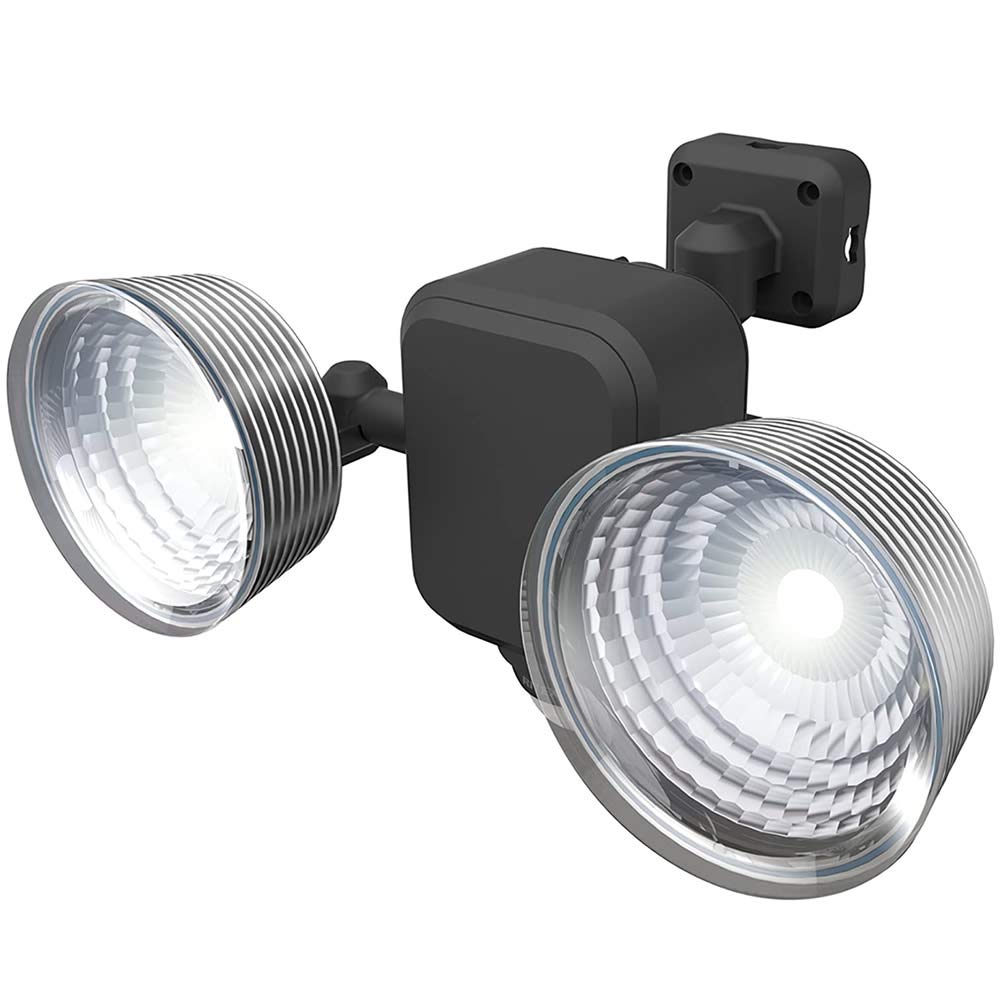PROMOTE（プロモート） フリーアーム式LEDセンサーライト(3.5W×2灯) 「乾電池式」 防雨型 LED-265DS