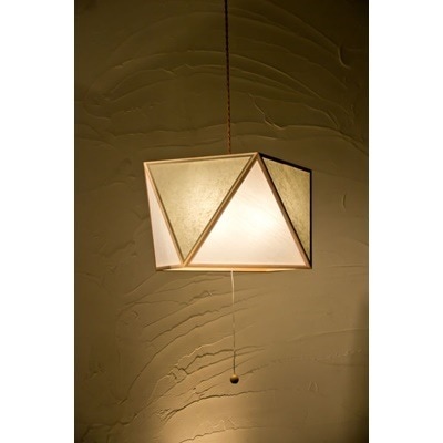 照明 おしゃれ 和風照明 新洋電気 ペンダントライト 彩 sai L 1灯タイプ AP817-1-B 白×銀鼠 和室 【送料無料】