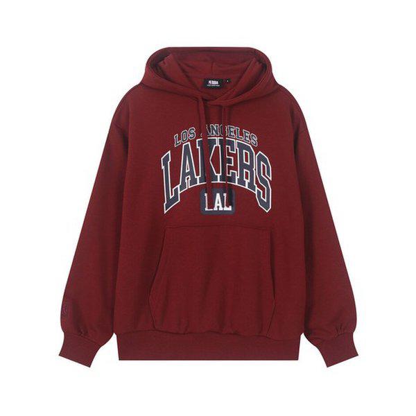 LALチームアーチ型フード付きスウェットシャツ(N253TH021P)66_DG