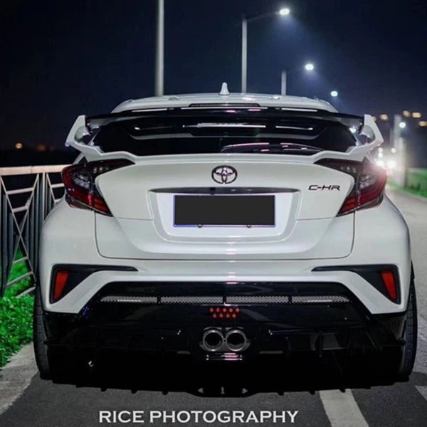 リア ウイング スポイラー トランク 外装 パーツ カスタム Toyota CHR C-HR 2016-2019
