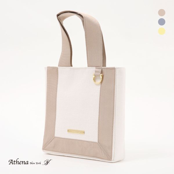 アシーナニューヨーク グログラン ミニトートS Grosgrain Wide Tote Athena