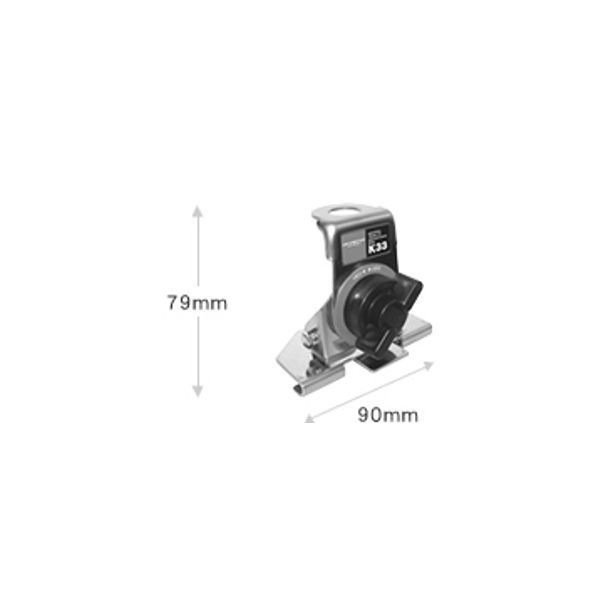 基台 第一電波工業 ダイヤモンドアンテナ DIAMOND ANTENNA K33 強靱タイプ トランクハッチバック用基台 可倒式