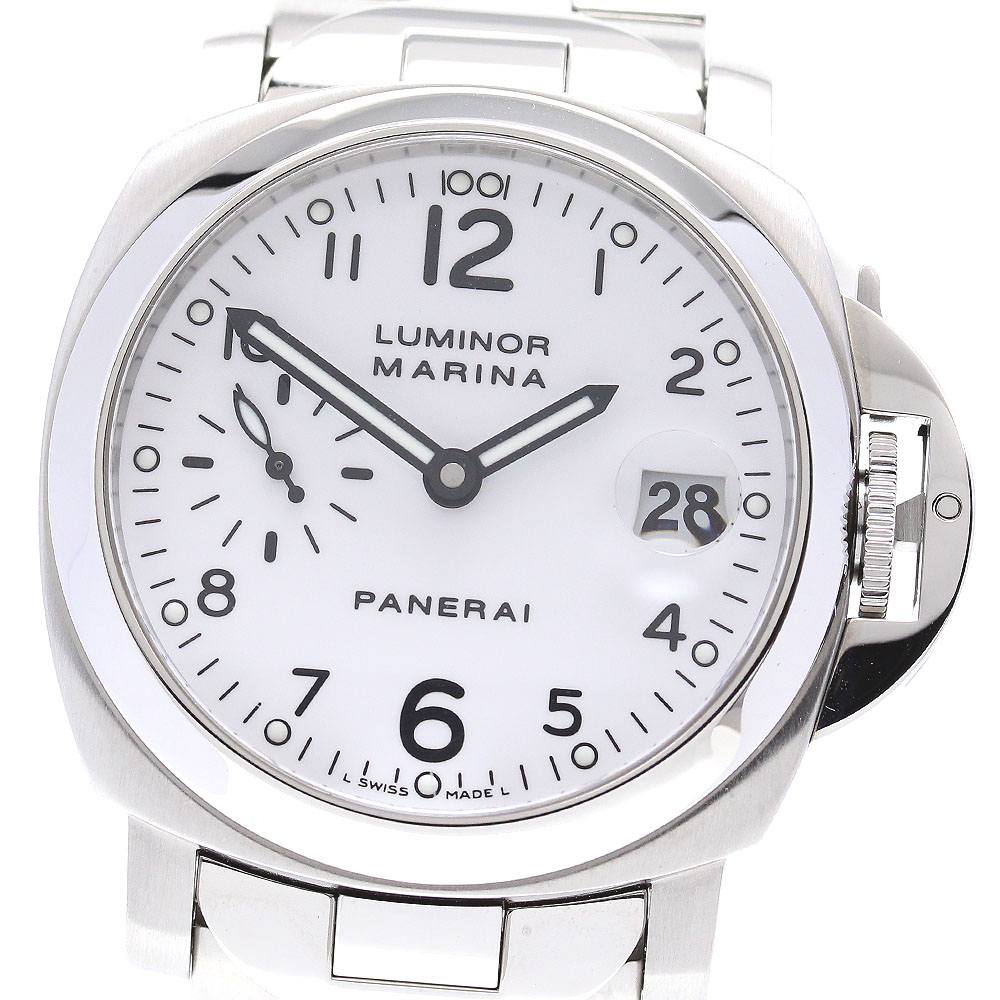 パネライ PANERAI PAM00051 ルミノール マリーナ デイト スモールセコンド 自動巻き メンズ 良品 _834393【中古】