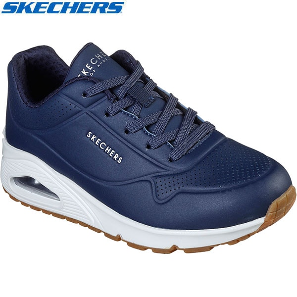 返品交換不可 期間限定セール Skechers スケッチャーズ UNO -STAND ON AIR カジュアル シューズ 73690-NVY レディース スニーカー ウノ 即納