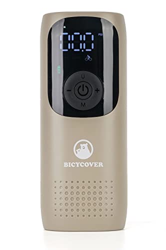 BICYCOVER(バイシカバー) バッテリー式 電動空気入れ 全バルブ対応 自転車 ママチャリ コ