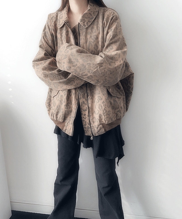 OOTJ ビンテージ レオパード ジャンパー 8,413円