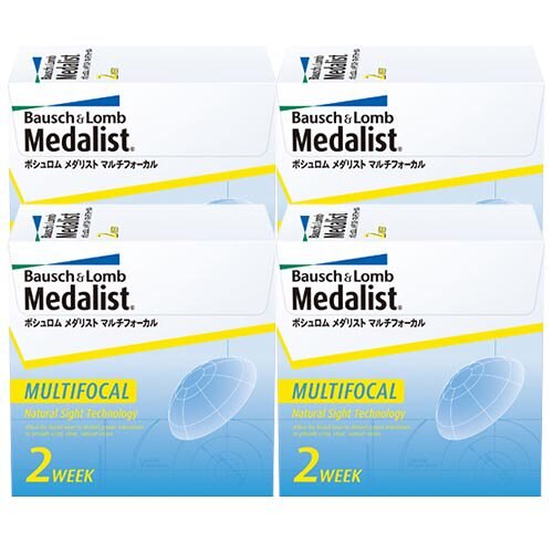 メガ割対象 メダリストマルチフォーカル(6枚入)4箱/宅配便またはレターパックプラス/遠近両用/sale10