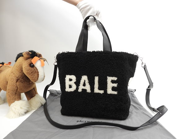 Qoo10] BALENCIAGA トートバッグ エブリデイ ムートンレザー