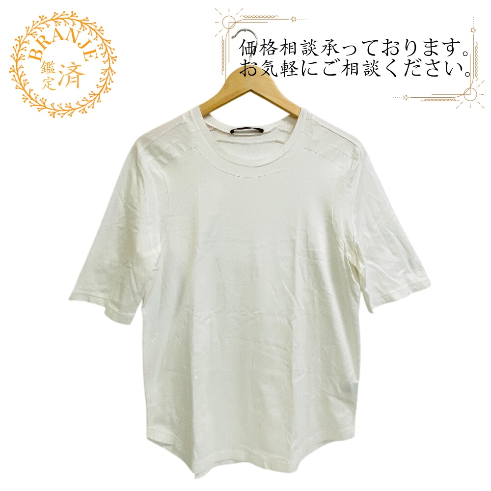 半袖Ｔシャツ コットン ユニセックス LVロゴ コットン 半袖Ｔシャツ ホワイト ブランド 11,916円