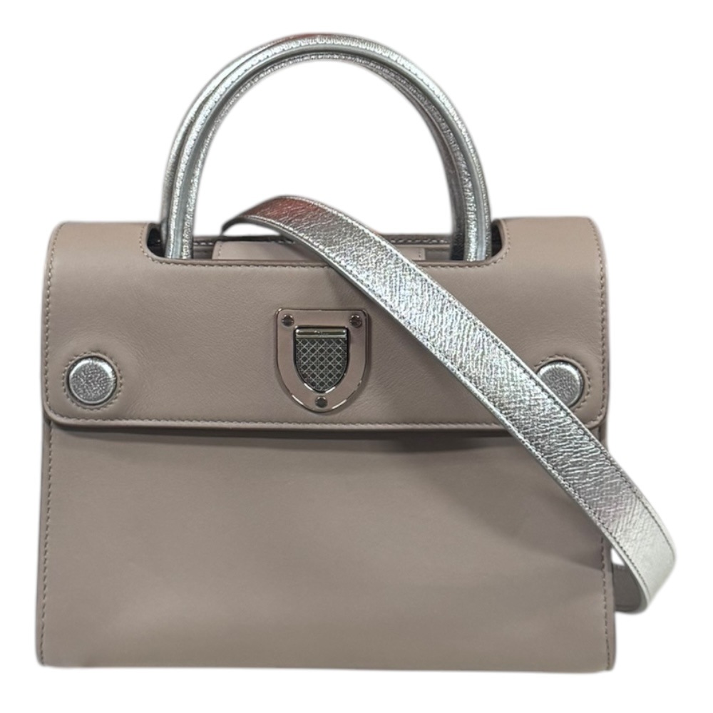 ディオール エヴァーミニ ショルダーバッグ レザー ベージュ Dior 中古 82,280円