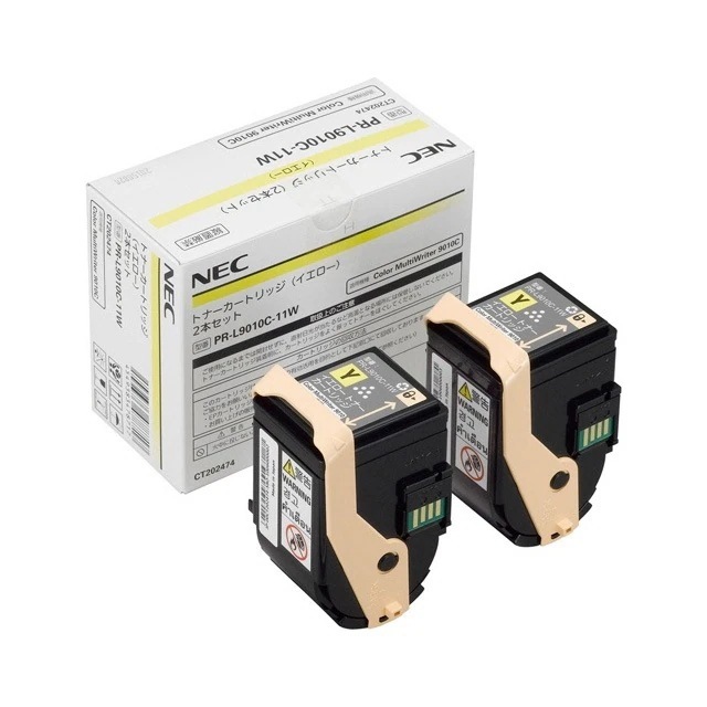 『PR-L9010C-11W』 アウトレット品 純正 トナーカートリッジ イエロー ２個入り