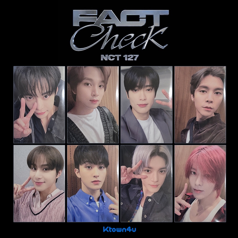 (8種セット) NCT 127 5集 Album - Fact Check [KTOWN4U PHOTOCARD]