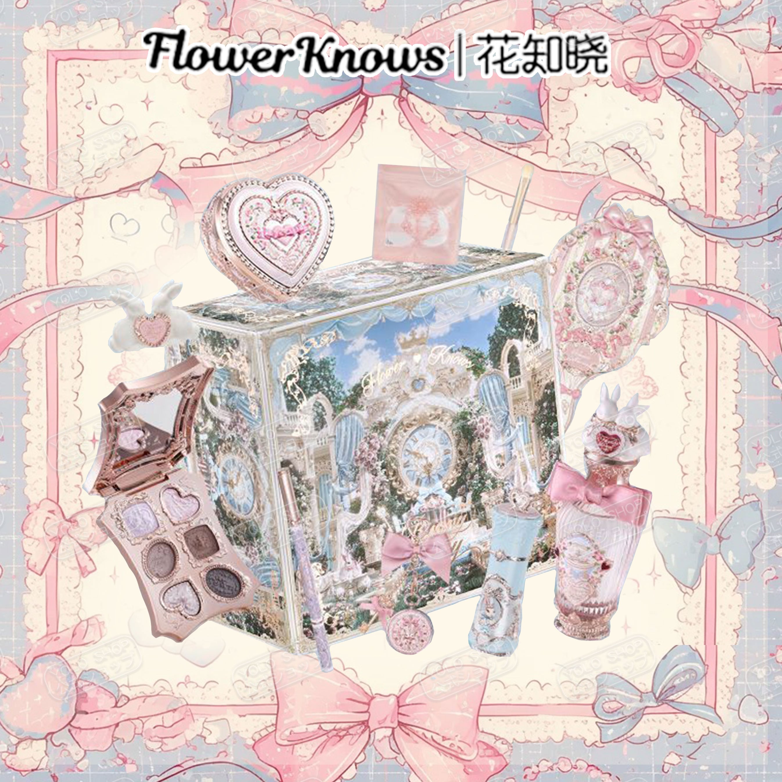 【2026新作!】Bunny Gardenバニーガーデンシリーズ/化粧箱/コスメセット/5点本品+8点プレゼント/プレゼント/限定セット/新春メーキャップセット/収納ボックス/ボックス ギフト