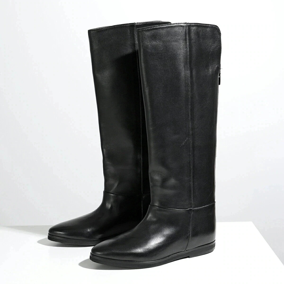 CORSO ROMA 9 コルソローマ ノーヴェ ロングブーツ 220C 2 レディース レザー ローヒール インヒール アーモンドトゥ シューズ 靴 NERO 22,345円