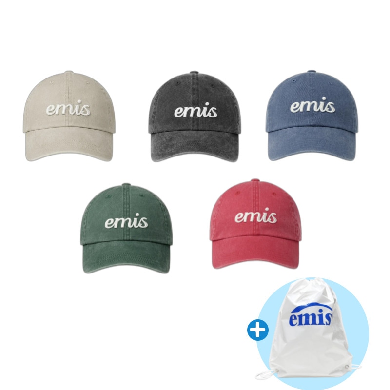 [ストリングバックパック贈呈]韓国の人気帽子 VINTAGE PIGMENT BALL CAP 5色