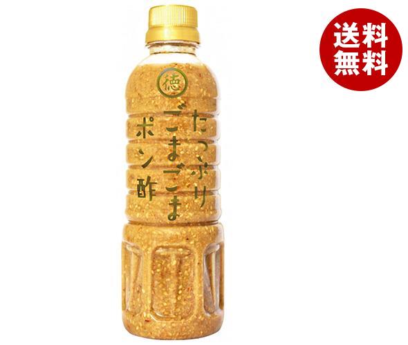 徳島産業 たっぷりごまごまポン酢 400mlPET＊12本入＊(2ケース)
