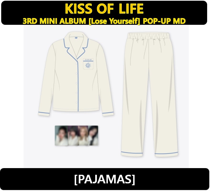 【KISS OF LIFE】 - [PAJAMAS] 3RD MINI ALBUM [Lose Yourself] POP-UP MD