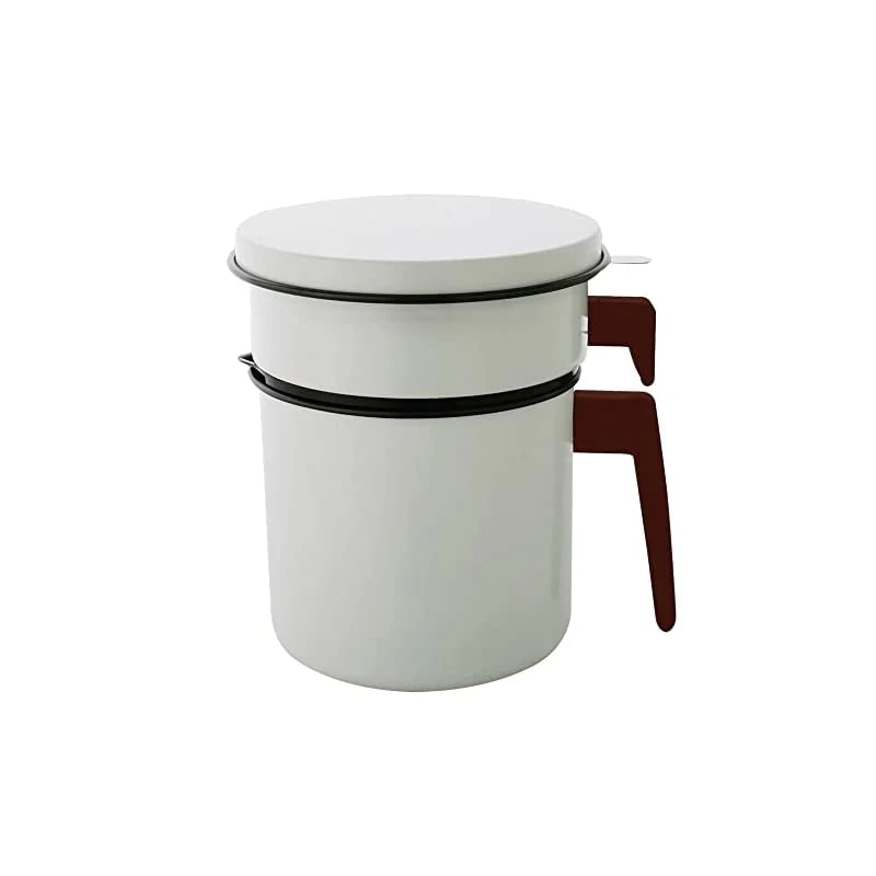 【即納】アイリスオーヤマ オイルポット 活性炭 1200ml カートリッジ1個付 白 H-OP1200