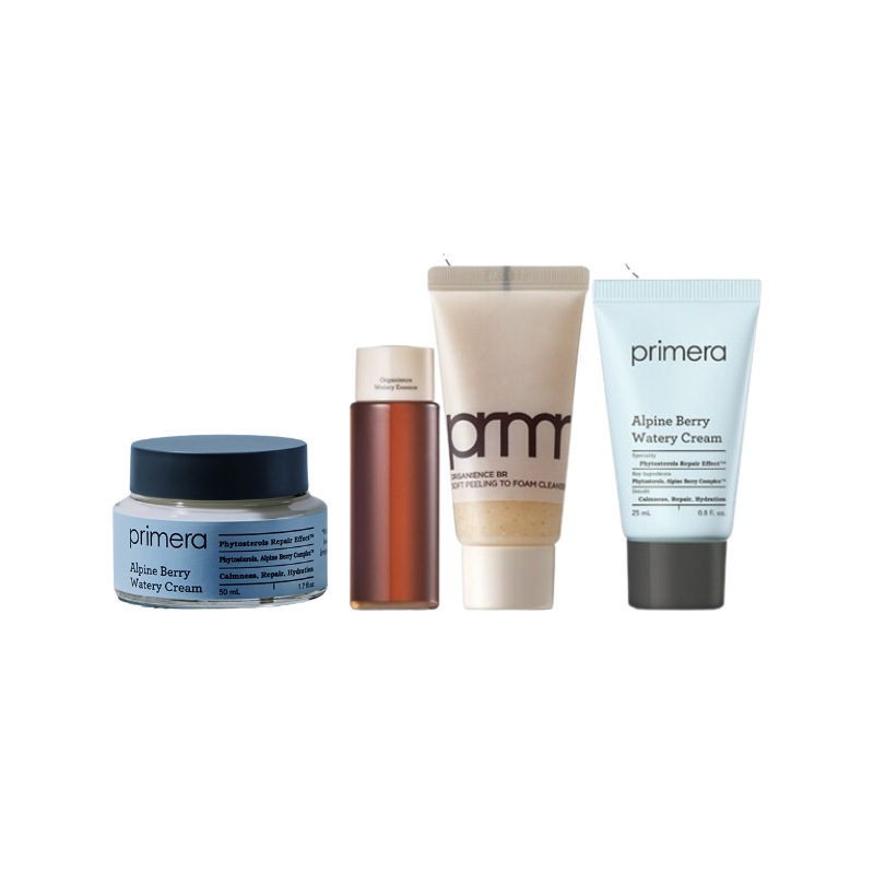 アルペンベリーウォータリークリーム50ml企画(+クリーム25ml+エッセンス30ml+ピーリングツーフォーム30ml)