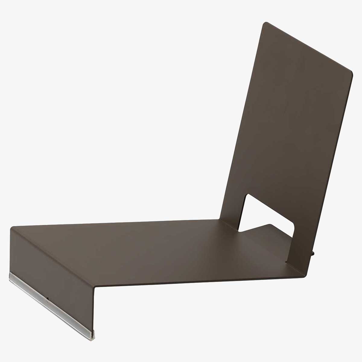 ブックエンド アート イデアコ ブックスタンド ナップ ideaco NAP Bookstand ブラウン