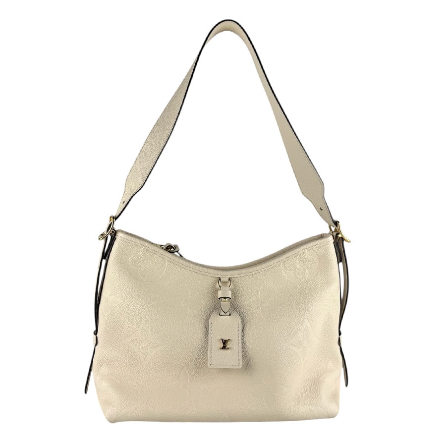 ルイ ヴィトン LOUIS VUITTON ショルダーバッグ モノグラム アンプラント キャリーオールジップNM PM モノグラムアンプラント クリームベージュ レディース M46293 z9312