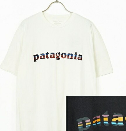 パタゴニア PATAGONIA Tシャツ メンズ 73 テキスト ロゴ オーガニックT [37776]