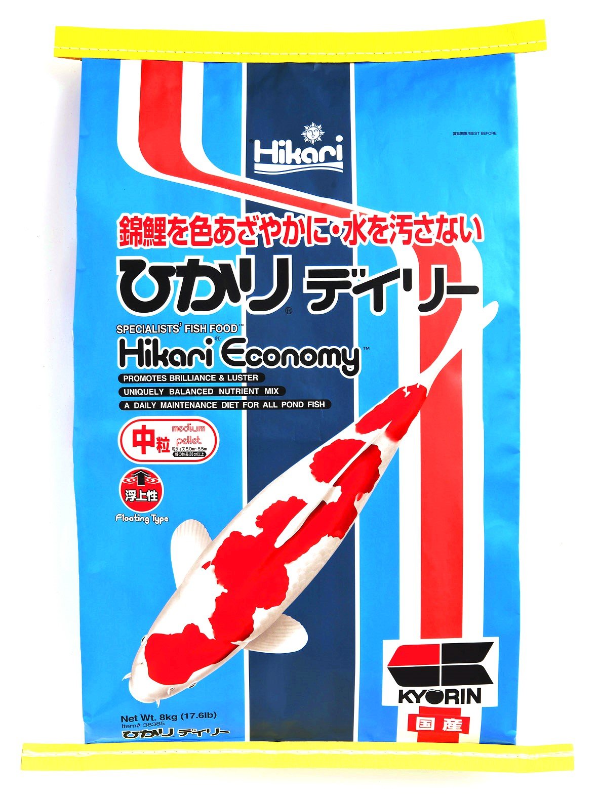 ヒカリ (Hikari) ひかりデイリー 中粒 浮上性 8kg