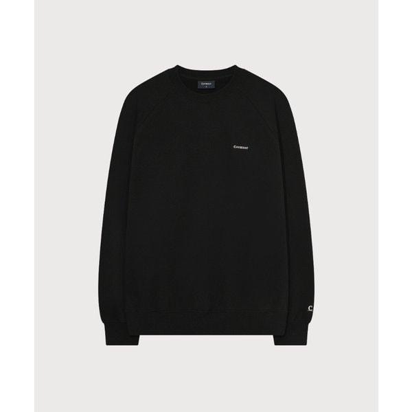 スモールロゴ裏起毛マンツーマン B1 CO2503CR04 BK MG OT