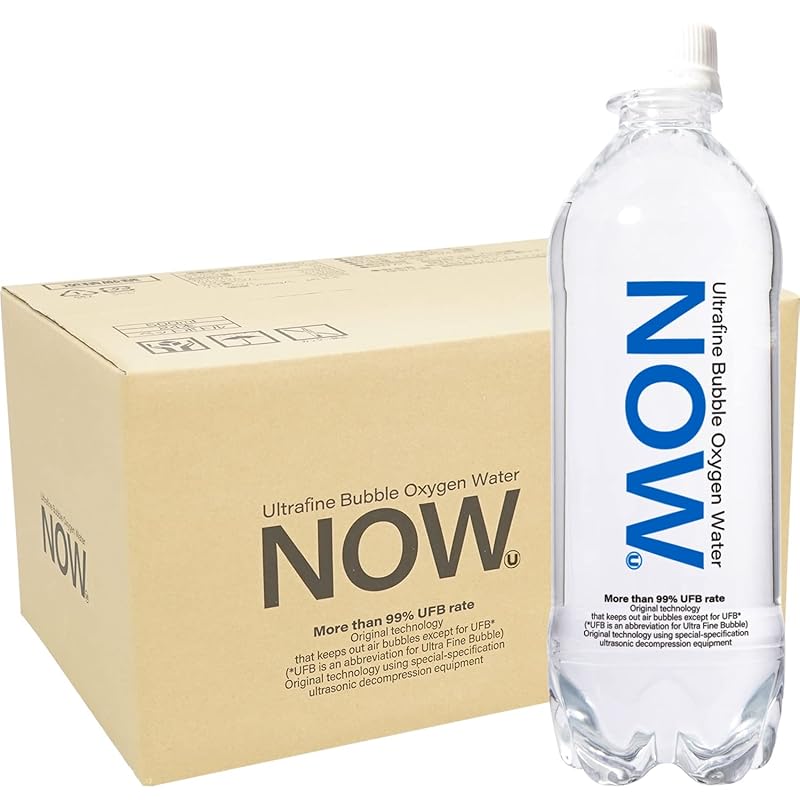 NOW U 高濃度ウルトラファインバブル水 500ml×24本/1箱 ミネラルウォーター 酸素水 水 5,740円