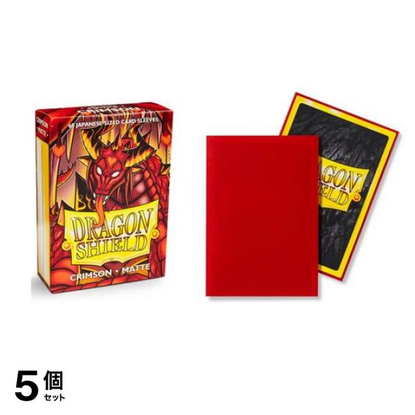 ドラゴンシールド マットカードスリーブ ジャパニーズ AT-11121 クリムゾン 60枚入 5個セット 5,369円