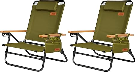 アウトドア チェア キャンプ チェア 軽量 折りたたみ 椅子四段調節 耐荷重 コンパクト 携帯便利 キャンプ椅子 お釣り お花見 登山 キャンプ椅子 グリーン