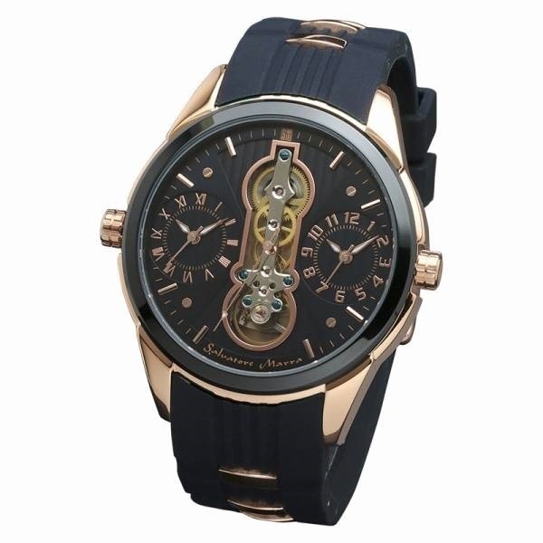非売品 Salvatore 取寄品 Marra SM18113-PGBL サルバトーレマーラ メンズ腕時計