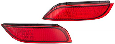 他サイト： VALENTI(ヴァレンティ) ジュエルLEDリアバンパーリフレクター タイプ1 レッド スバル汎用の商品画像