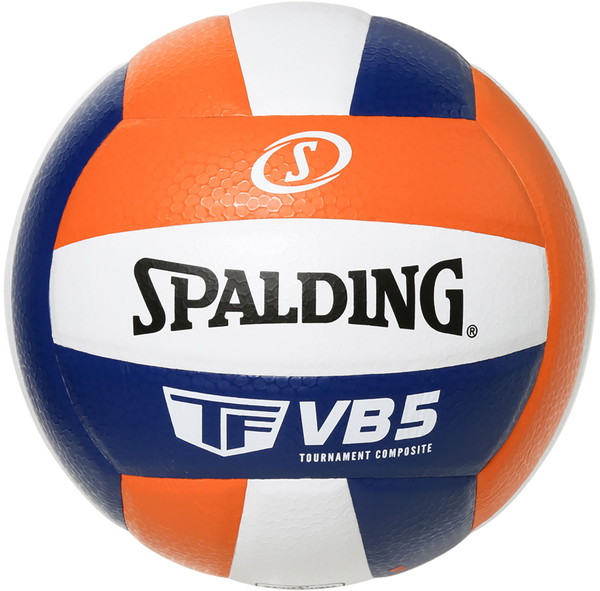 SPALDING スポルディング VB5 オレンジ×ホワイト×ネイビー SZ5 バレーボール ボール5号 72408Z
