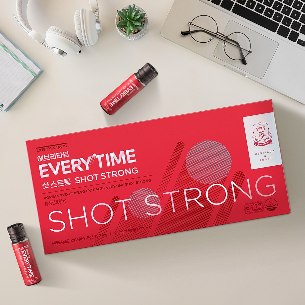 正官庄 エブリタイム ショット ストロング 20ml 50瓶