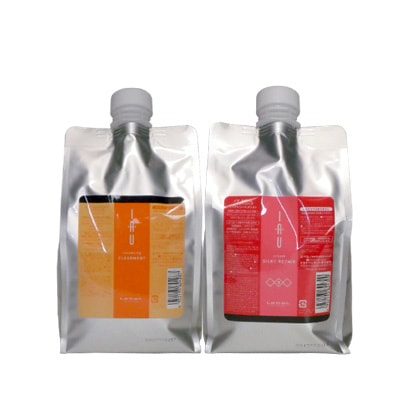 Lebel ルベル IAU イオ クレンジング クリアメント(シャンプー)1000ml＆イオ クリーム シルキーリペア トリートメント1000ml 詰め替えセット(送料無料 一部地域除く)