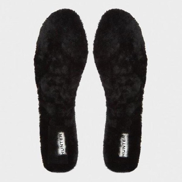 ハンター HUNTER ラグジュアリー シアリングインソール レディース UZF3003LSK-BLK