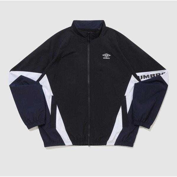 ポップラッシュ起毛ウインドブレーカージャケット B1 UR123CJK14 BLK0 BLU0