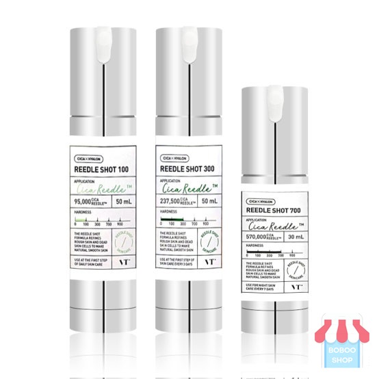 [韓国流通正規品] リドルショットセット 100(50ml) + 300(50ml) + 700(30ml) マイクロ鹿 ニードル ホームケア セット アンプル エイジングケア 14,400円