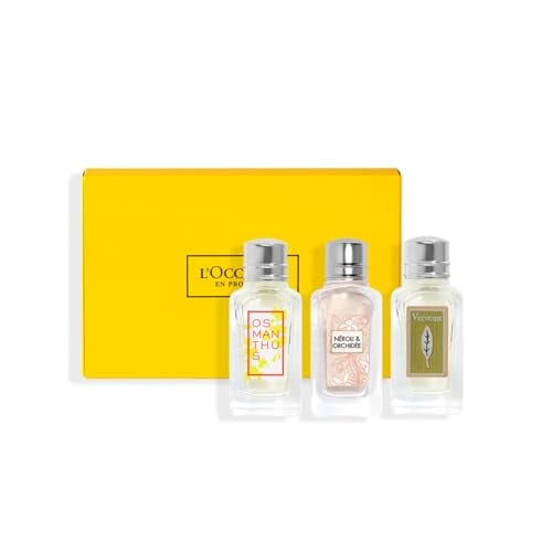 ロクシタン(LOCCITANE) フレグランス ディスカバリーキット (ミニサイズのオードトワレ コレクション)プレゼント ギフト 女性 男性 人気 金木犀 (オスマンサスネロリオーキデヴァーベ