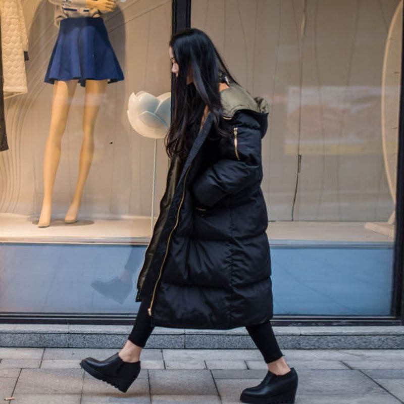 大人気 上品 ロングコート レディース ロング丈 中綿ジャケット スプリングコート フード付き ダウンコート アウター 秋 冬 防寒 防風 おしゃれ