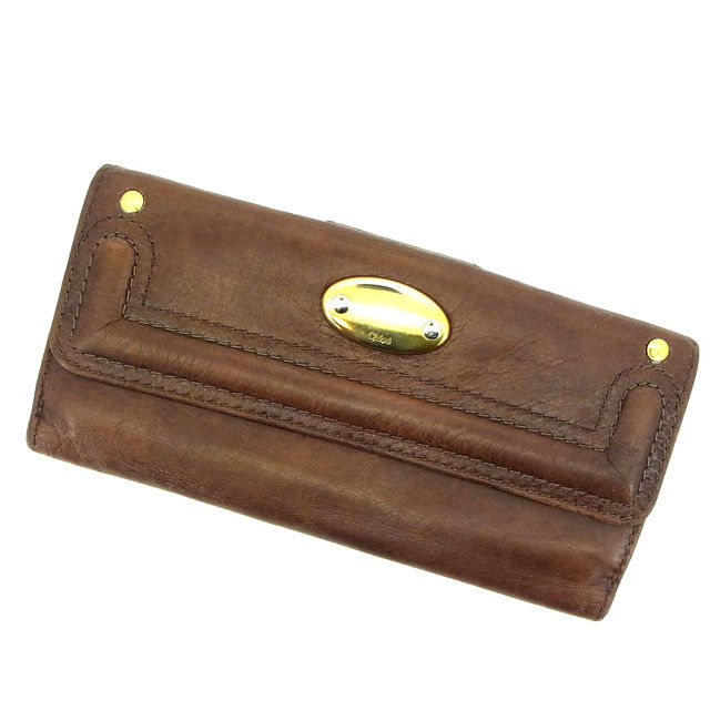 長財布 ブラウン 中古