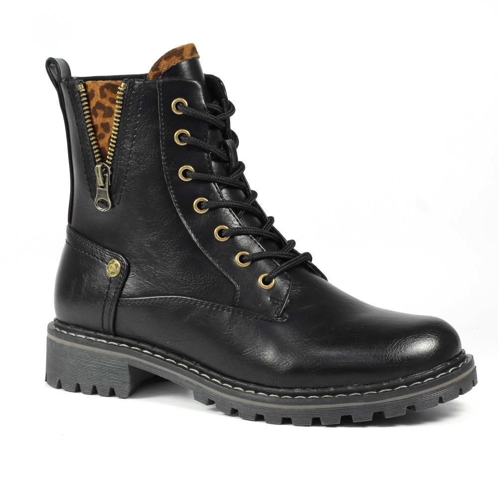 (英国より直送) Lunar レディース/レディース ネバダ フェイクレザー アンクルブーツ