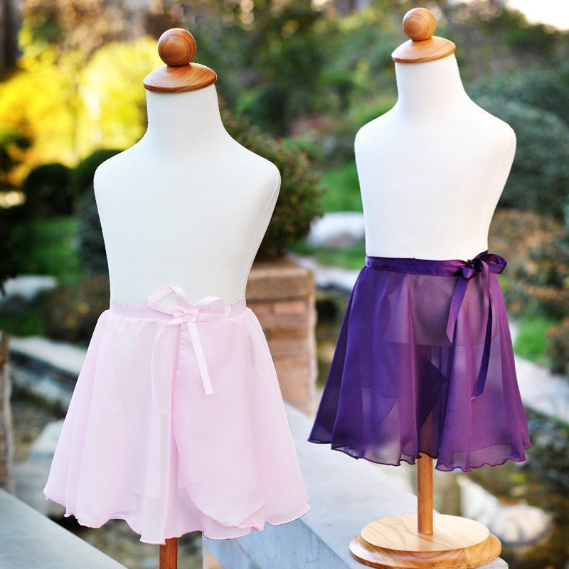 子供ダンス服女の子バレエダンススカート夏用五分丈エプロン子供用演出服