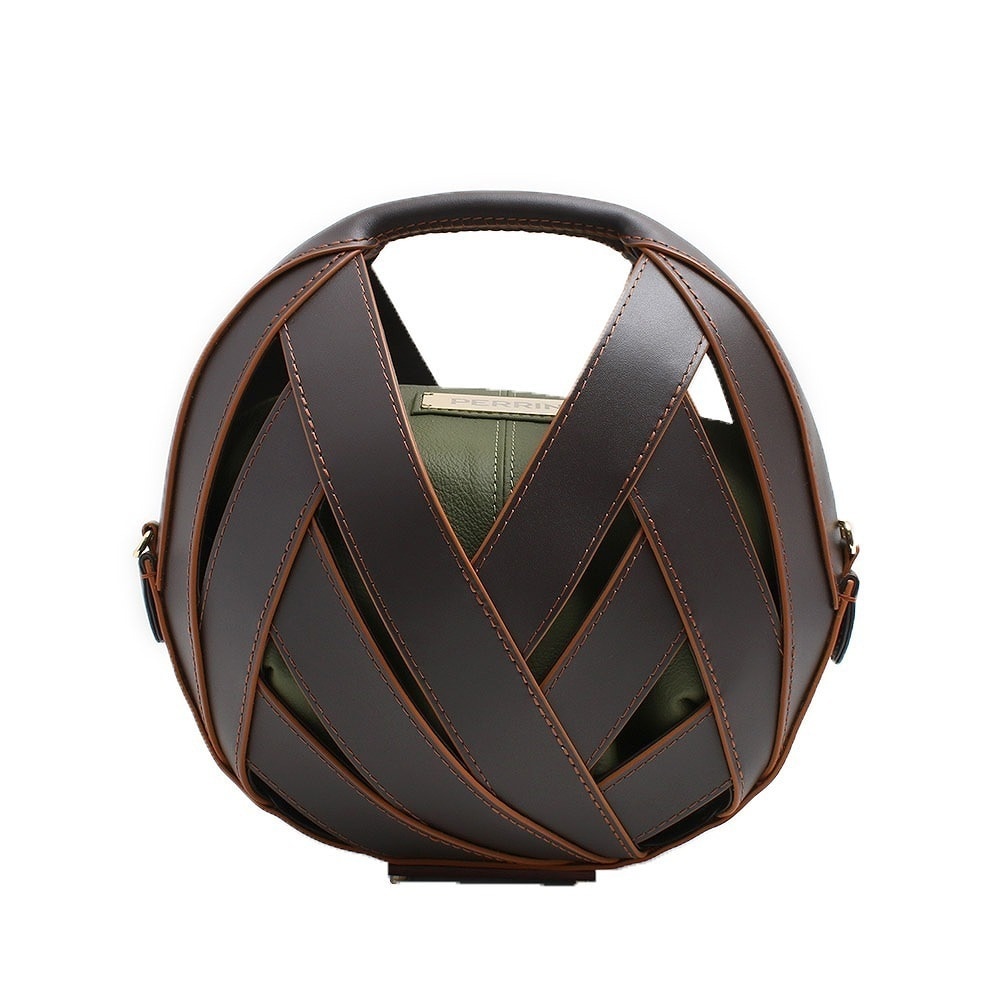 ショルダーバッグ RIV31CALWG-ESPRESSO-KHAKI レディース プチパニエスモール LE PETIT PANIER ESPRESSO KHAKI