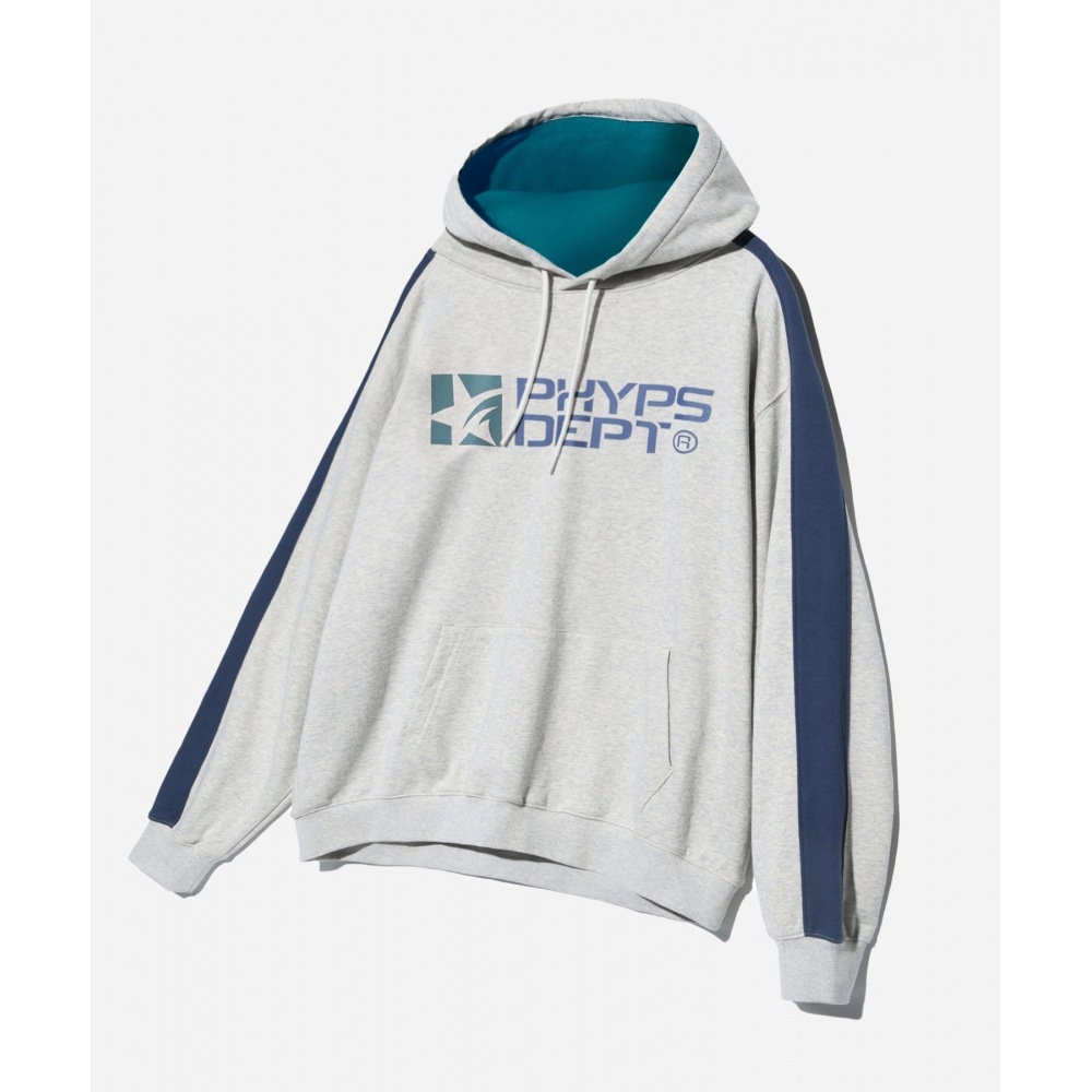 体育科 PHYPS スターダスト パーカー ライトグレー
