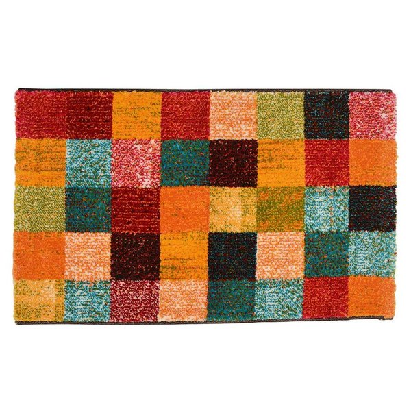 スペイン製ウィルトンマット PANDRA ブロック 約6090cm 240610670