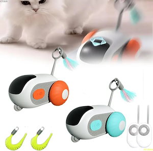 3営業日発送クレイジーな車のリモコン電気猫のおもちゃインタラクティブ自己幸せ退屈な緩和インテリジェントなリモコンデュアルモード
