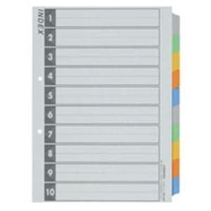 （業務用10セット）ジョインテックス インデックスA4S 5色10山 5組 D026J-10Y